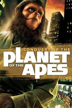 Poster artwork for Conquest of the Planet of the Apes (1972)