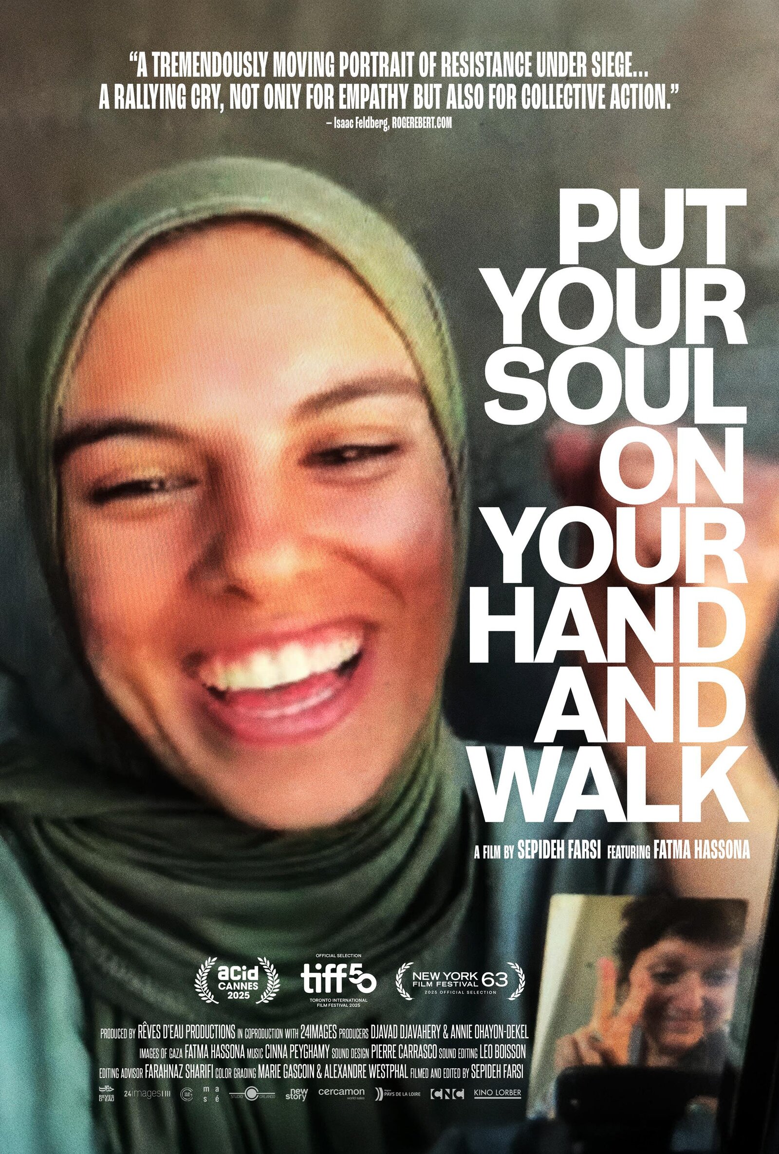 Put Your Soul on Your Hand and Walk (2025) poster or primary title artwork