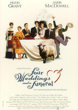 Cover art for Four Weddings and a Funeral (1994)