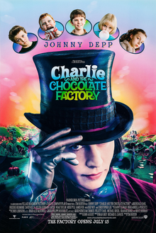 Cover art for Charlie and the Chocolate Factory (2005)