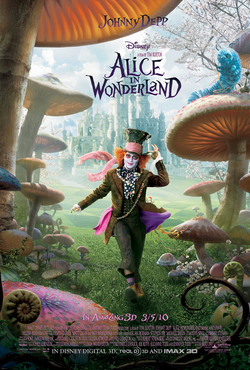Cover art for Alice in Wonderland (2010)