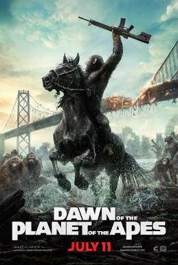 Cover art for Dawn of the Planet of the Apes (2014)