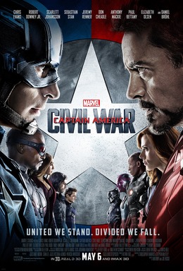 Cover art for Captain America: Civil War (2016)