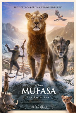 Cover art for Mufasa: The Lion King (2024)