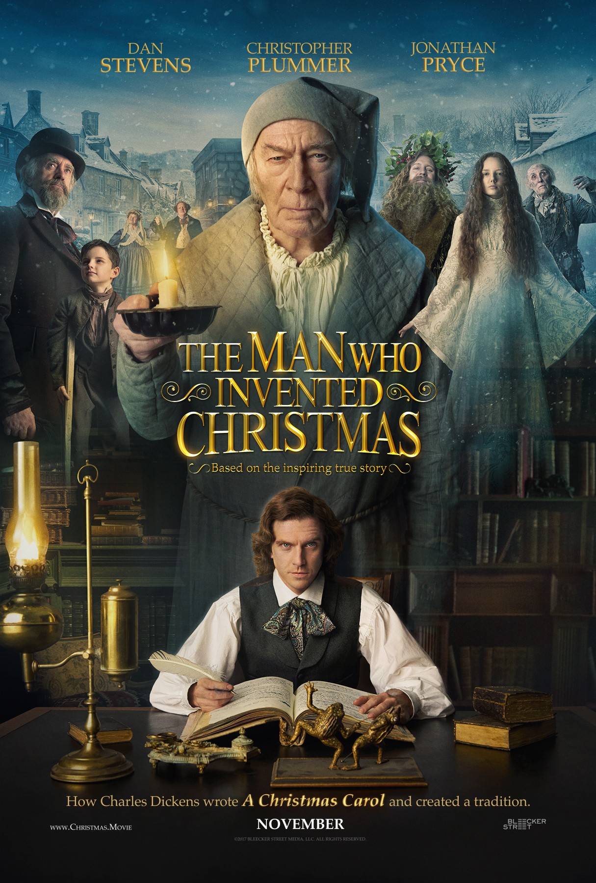 The Man Who Invented Christmas (2017) poster or primary title artwork