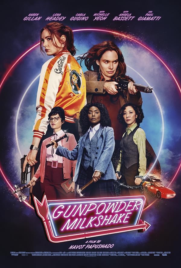 Gunpowder Milkshake poster or primary title artwork