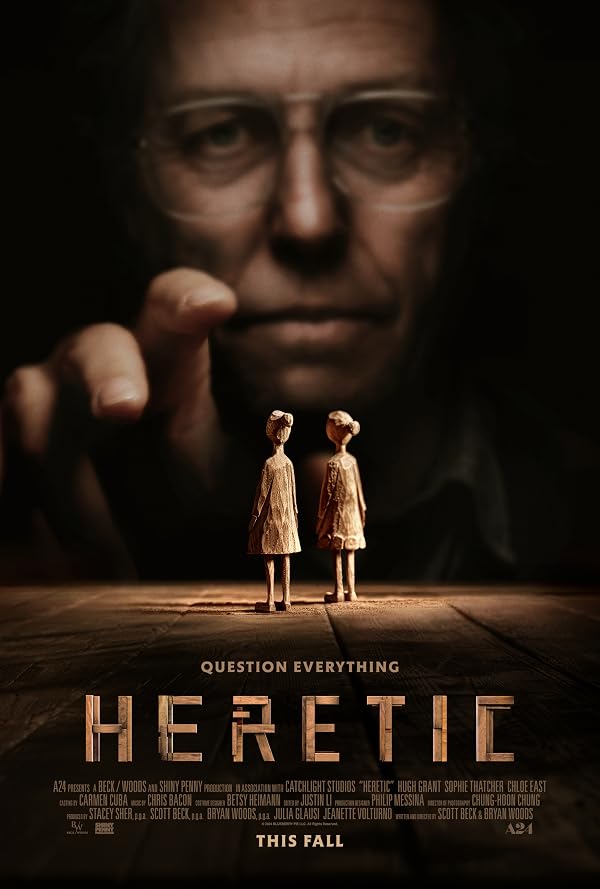 Heretic poster or primary title artwork