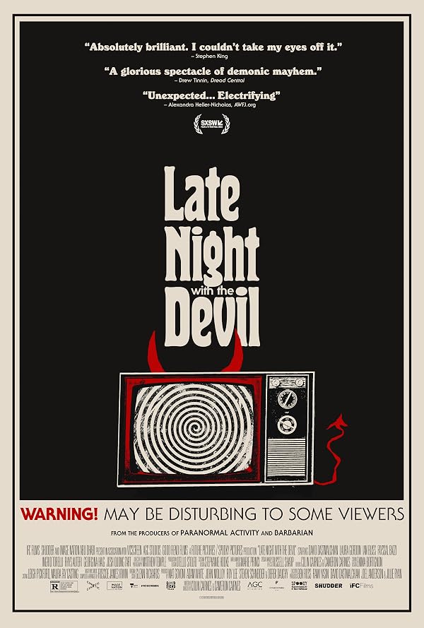 Late Night with the Devil poster or primary title artwork
