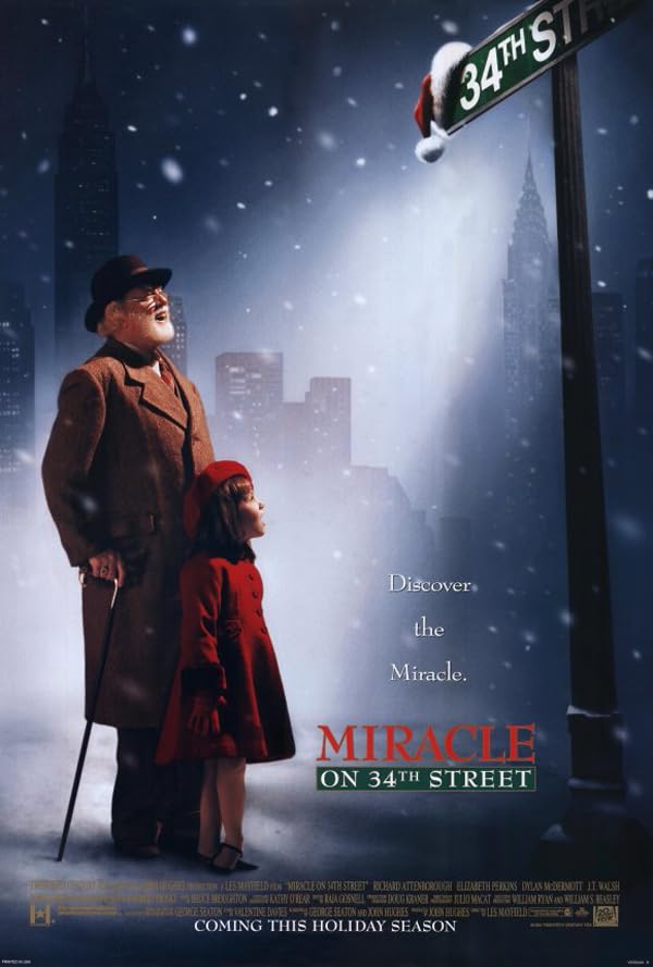 Miracle on 34th Street poster or primary title artwork