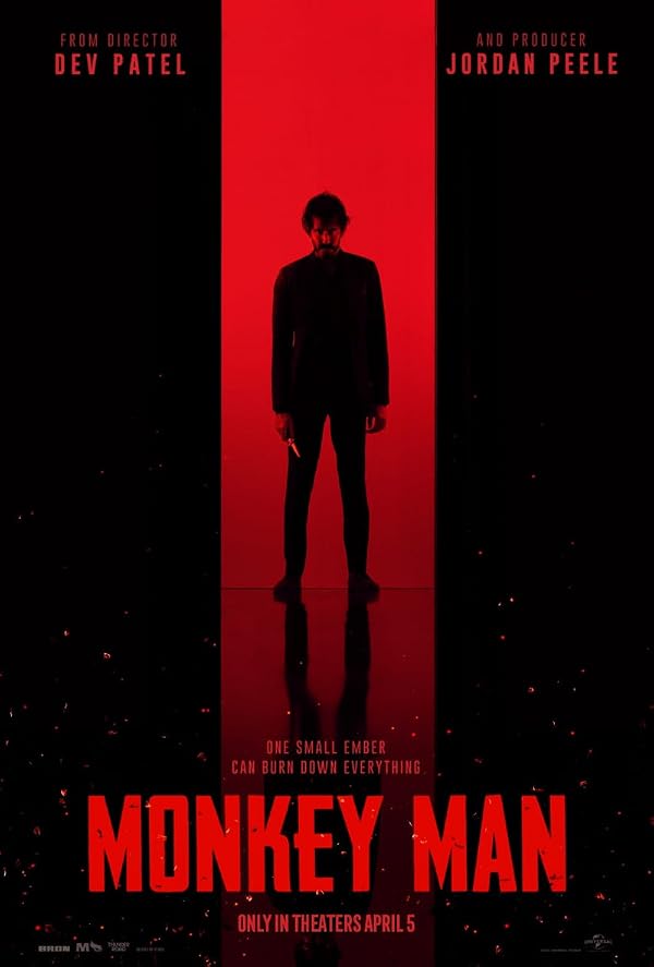 Monkey Man poster or primary title artwork