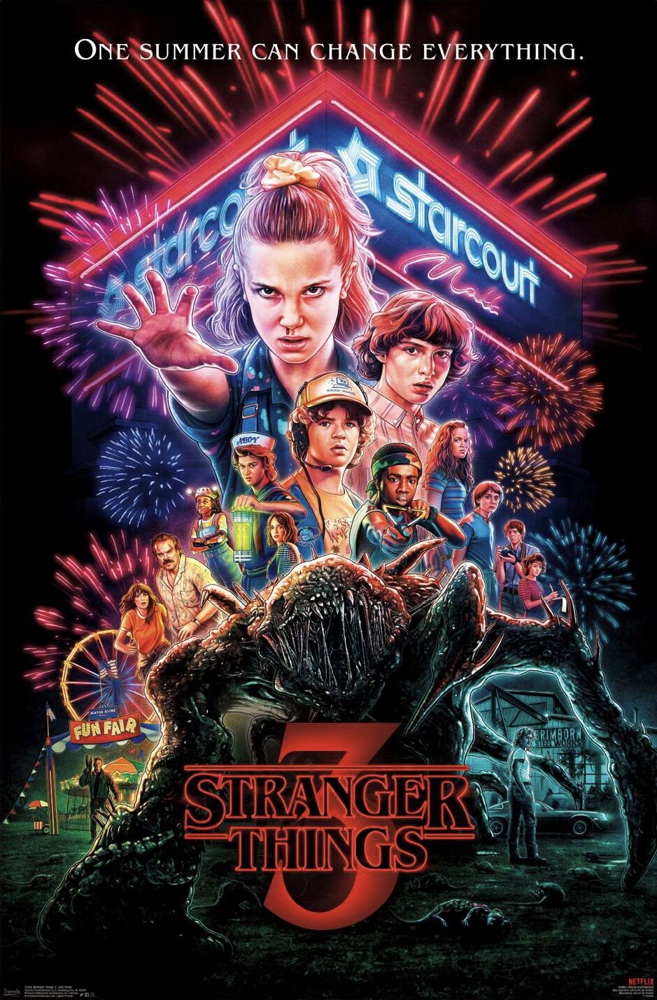 Stranger Things Season 3 promotional artwork