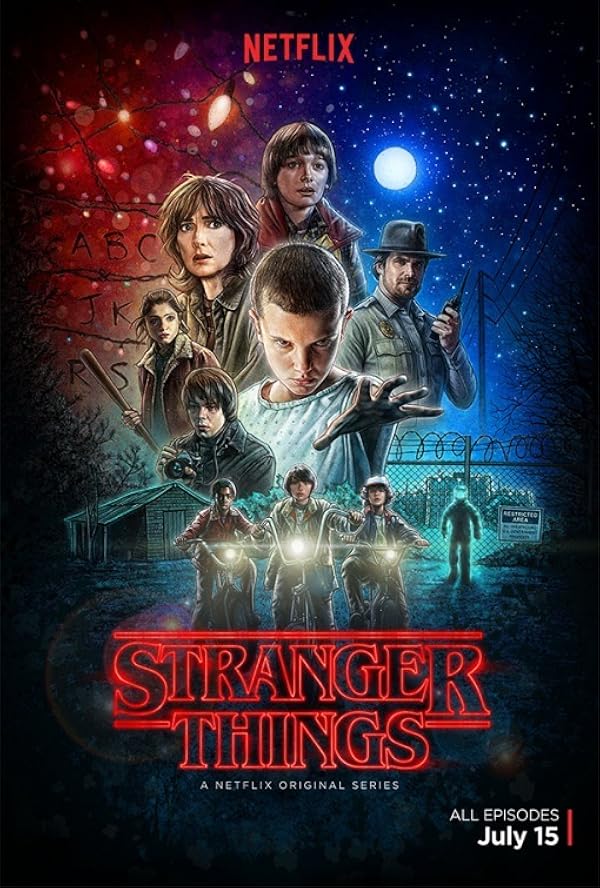 Stranger Things poster or primary title artwork