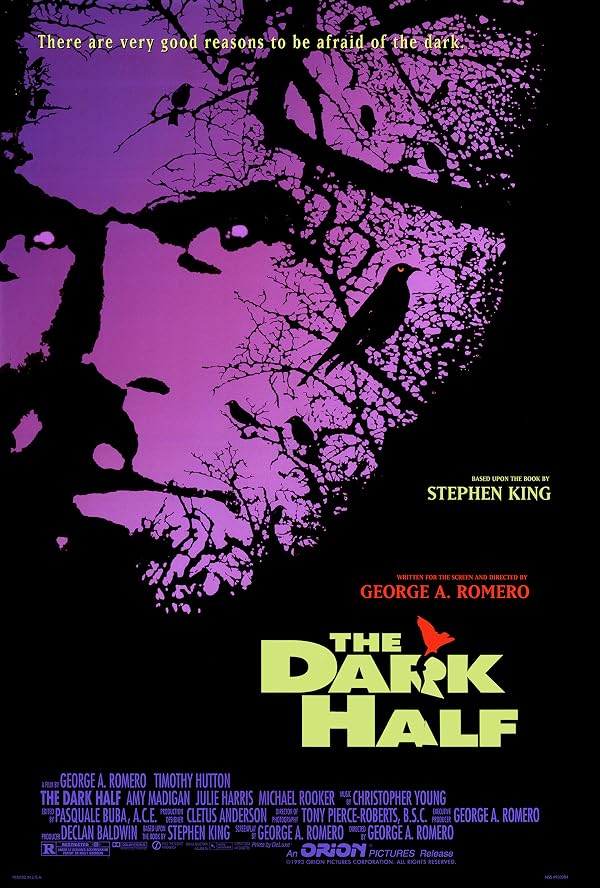 The Dark Half poster or primary title artwork