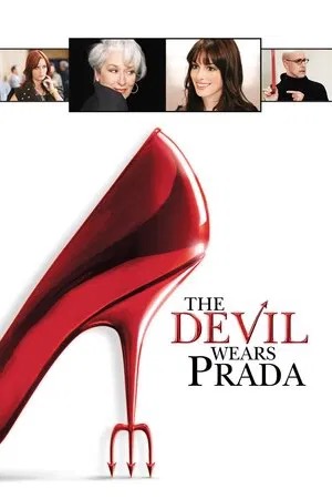 The Devil Wears Prada theatrical poster featuring a red high-heeled shoe