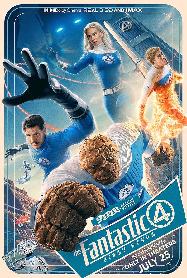The Fantastic Four: First Steps poster or primary title artwork