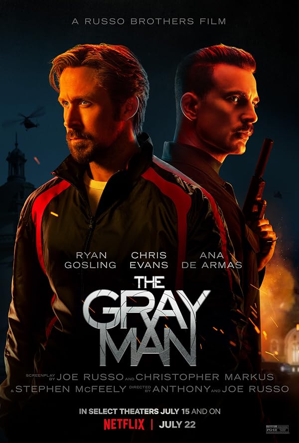 The Gray Man poster or primary title artwork