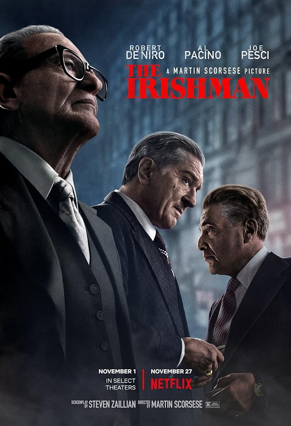 The Irishman poster or primary title artwork