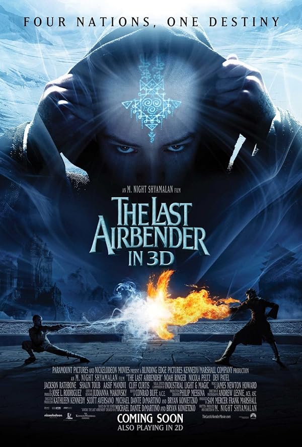 The Last Airbender poster or primary title artwork