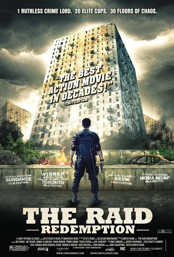 The Raid Redemption poster or primary title artwork