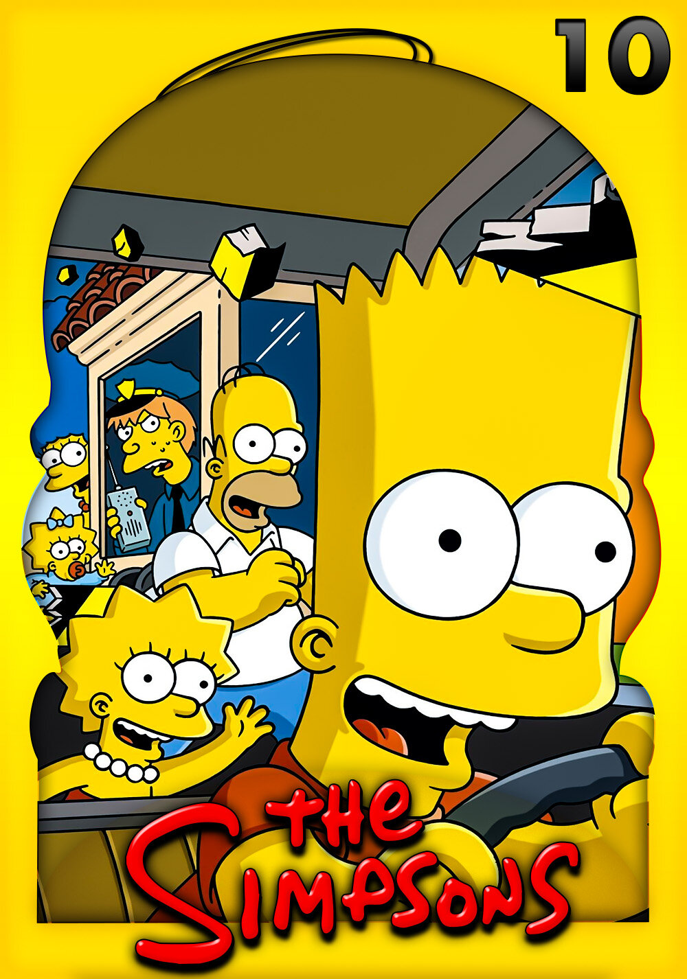 The Simpsons Season 10 artwork