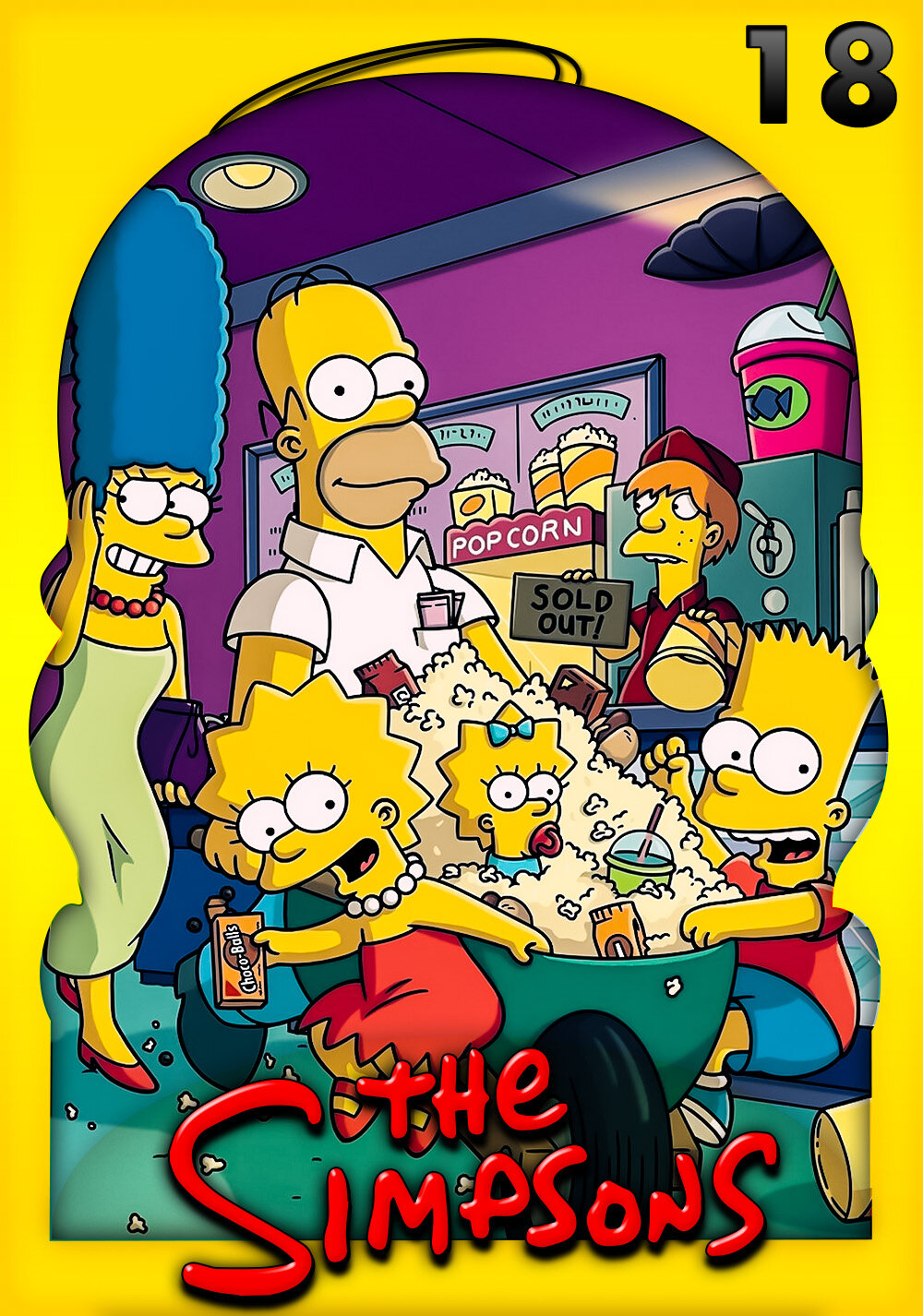 The Simpsons Season 18 artwork