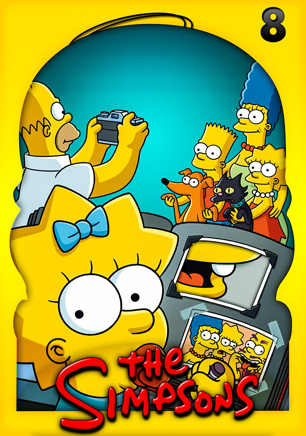The Simpsons Season 8 artwork
