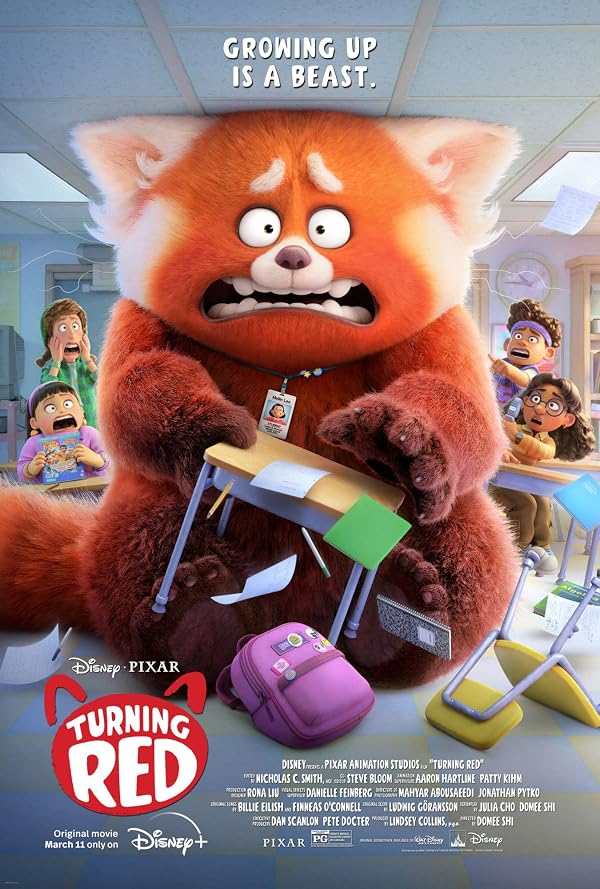 Turning Red poster or primary title artwork