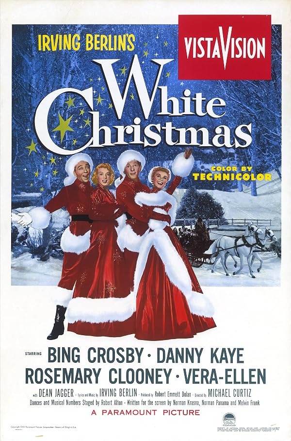 White Christmas poster or primary title artwork